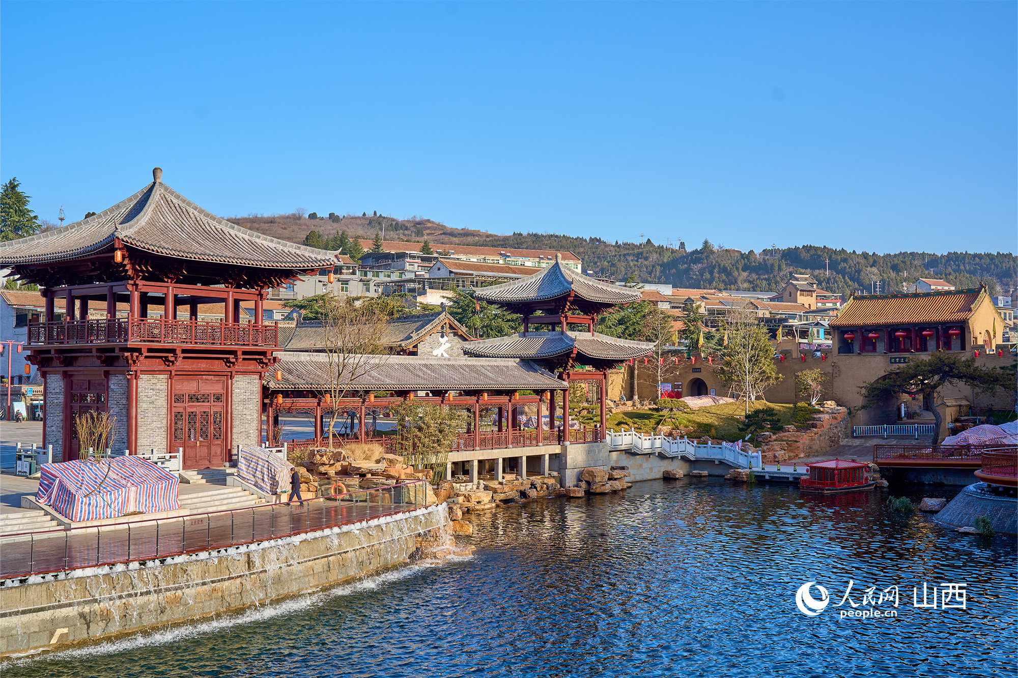 冬日里的山西省晉城市陽城縣白巷里。人民網(wǎng) 張超寧攝